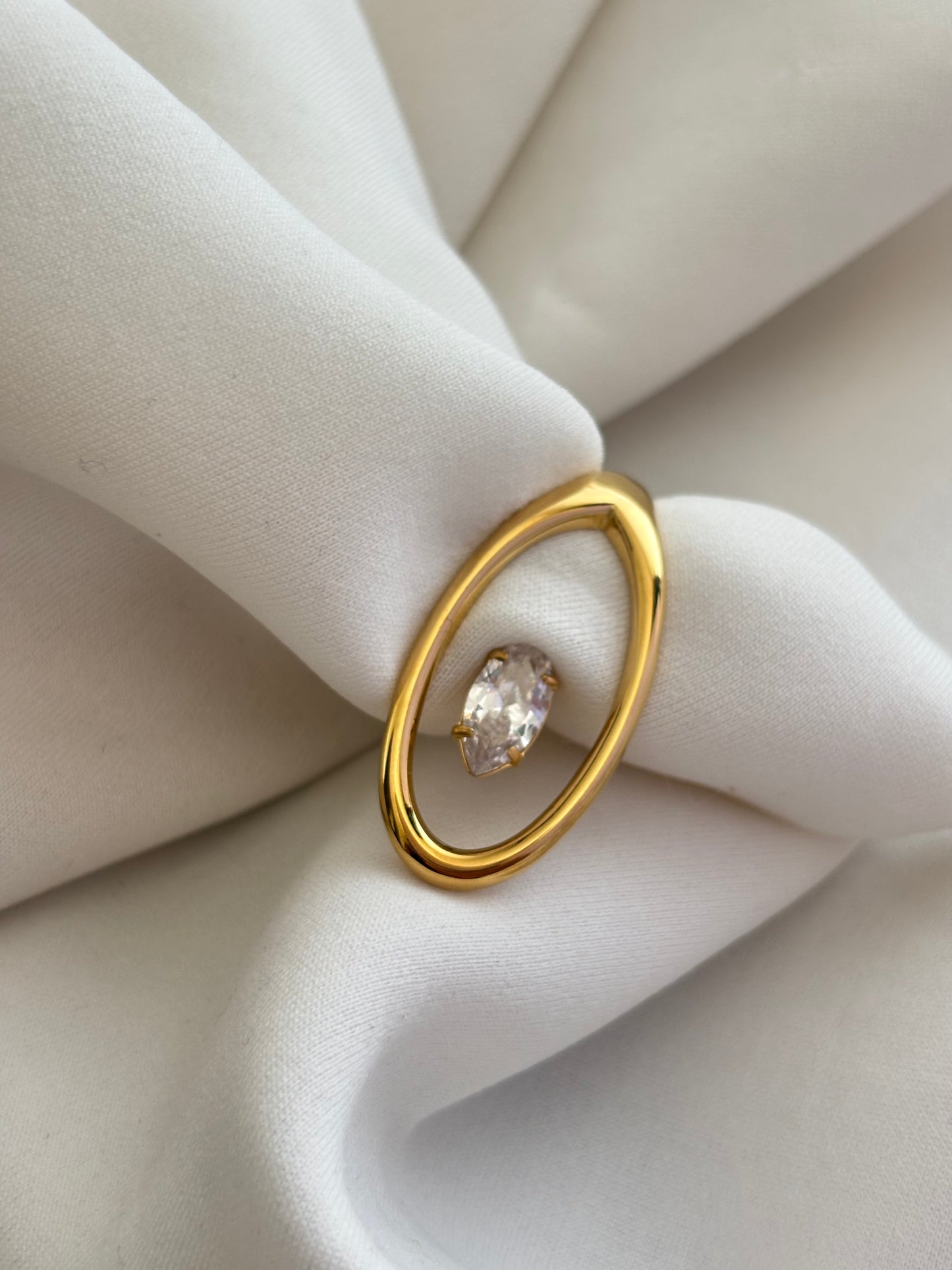 Midnight Marquise Ring