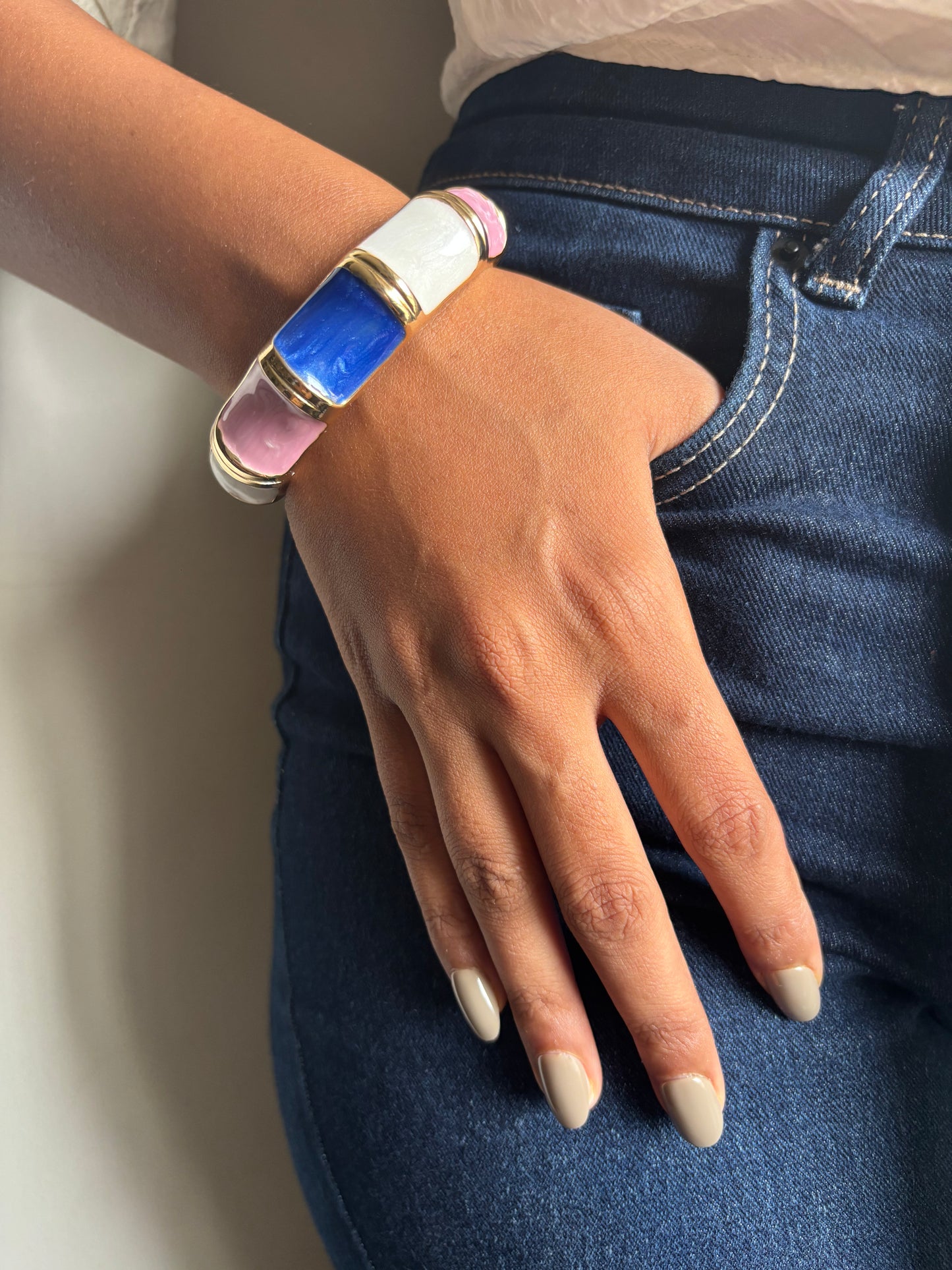 Candy Chunky Bangle -Brass