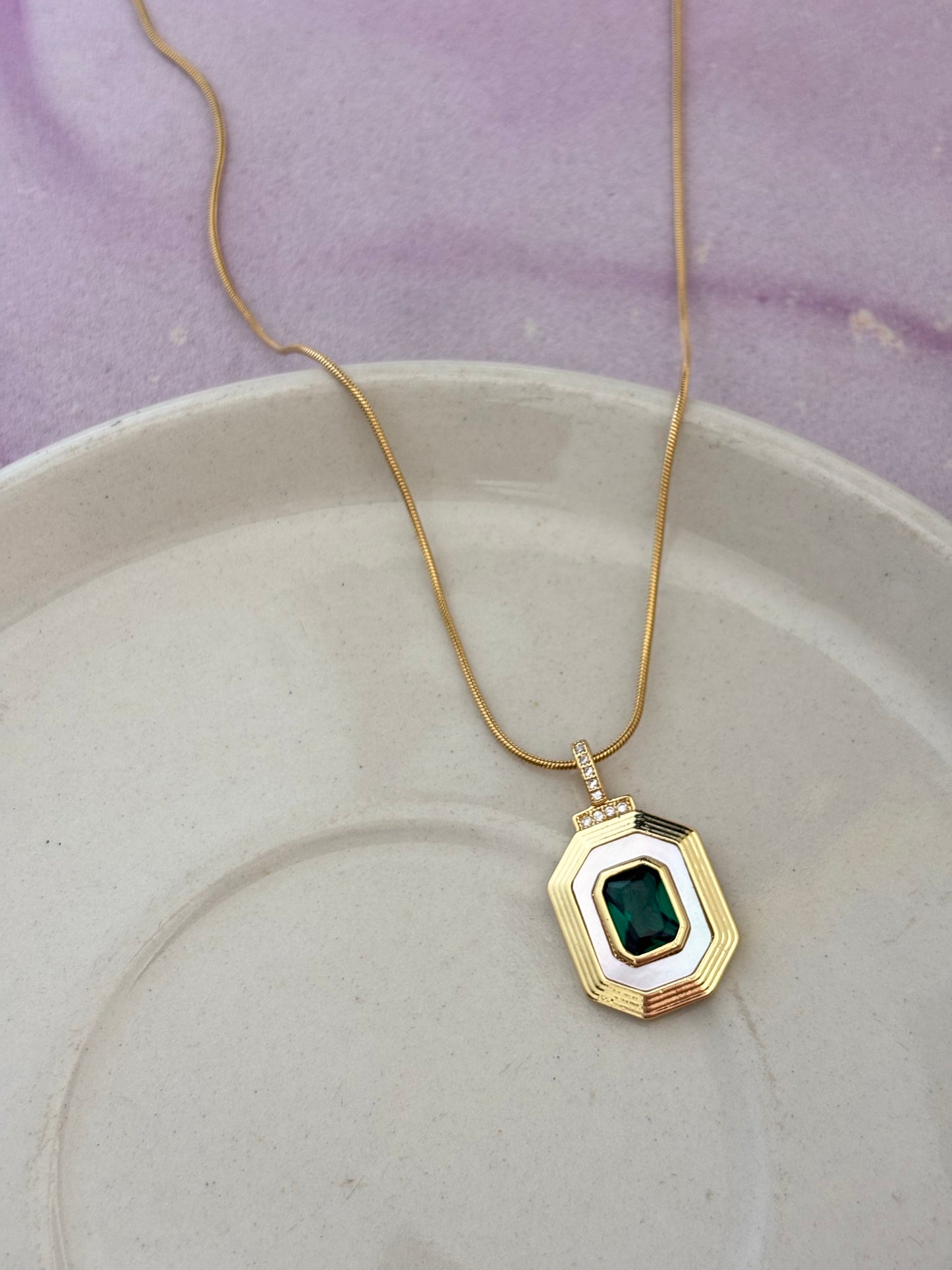 Chroma Emerald Necklace