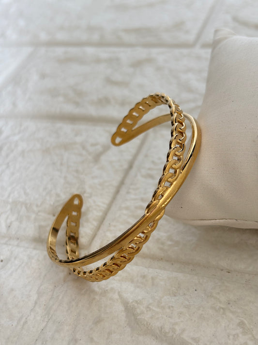 Cuban Cross Adjustable Cuff