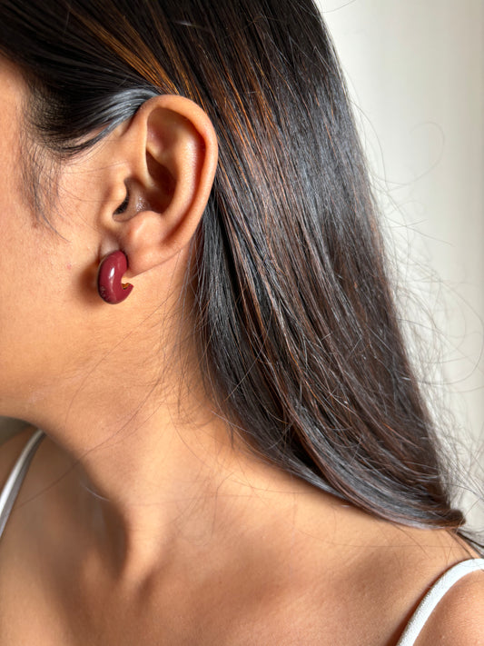 Camile Earrings-Brass
