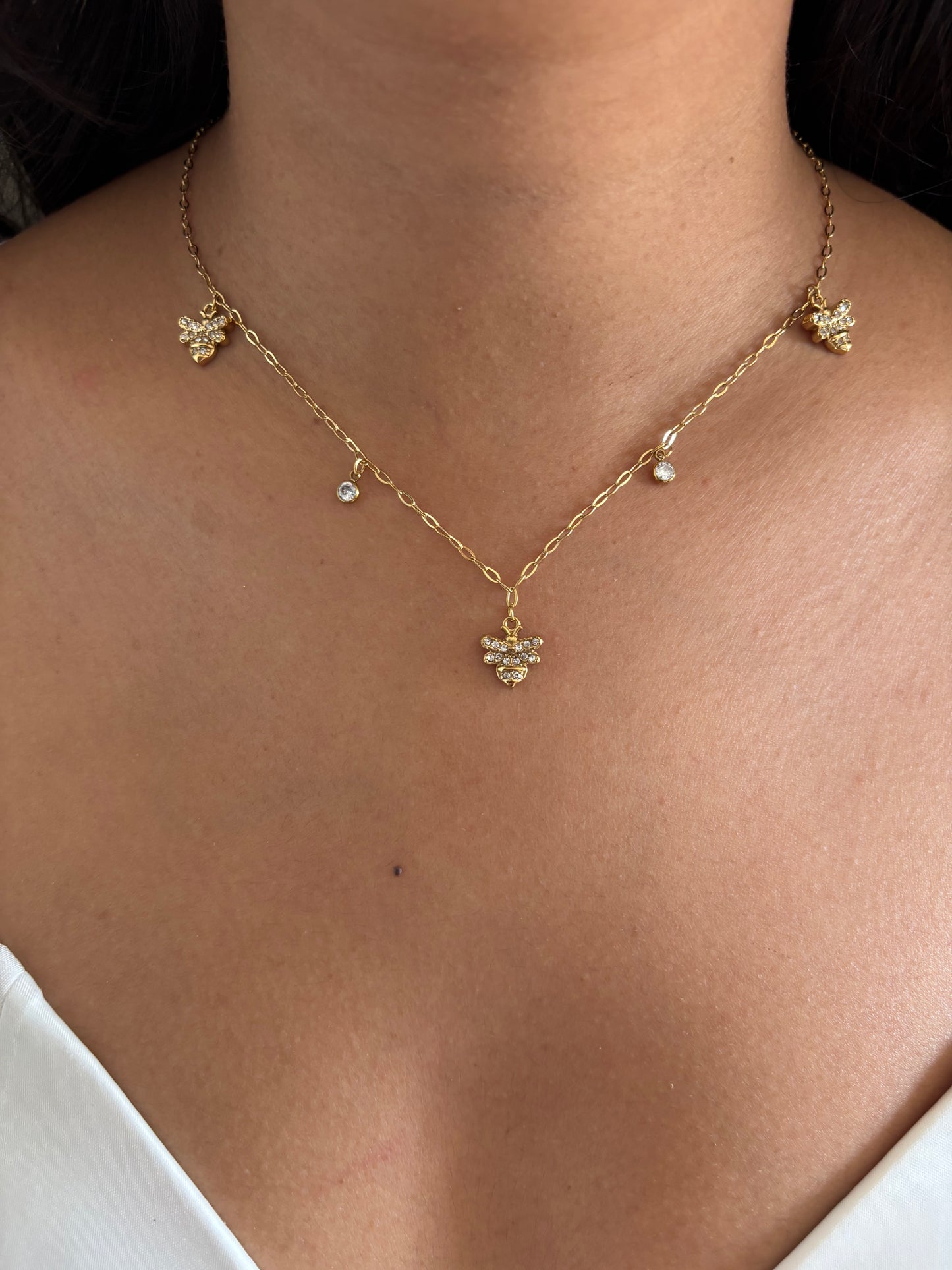 Bee Charm Necklace