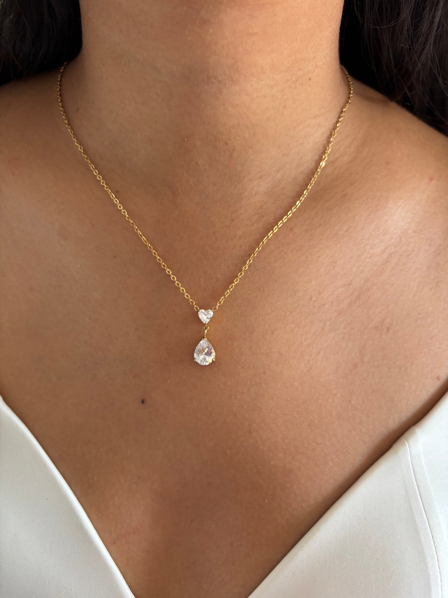 Heart Drop Necklace