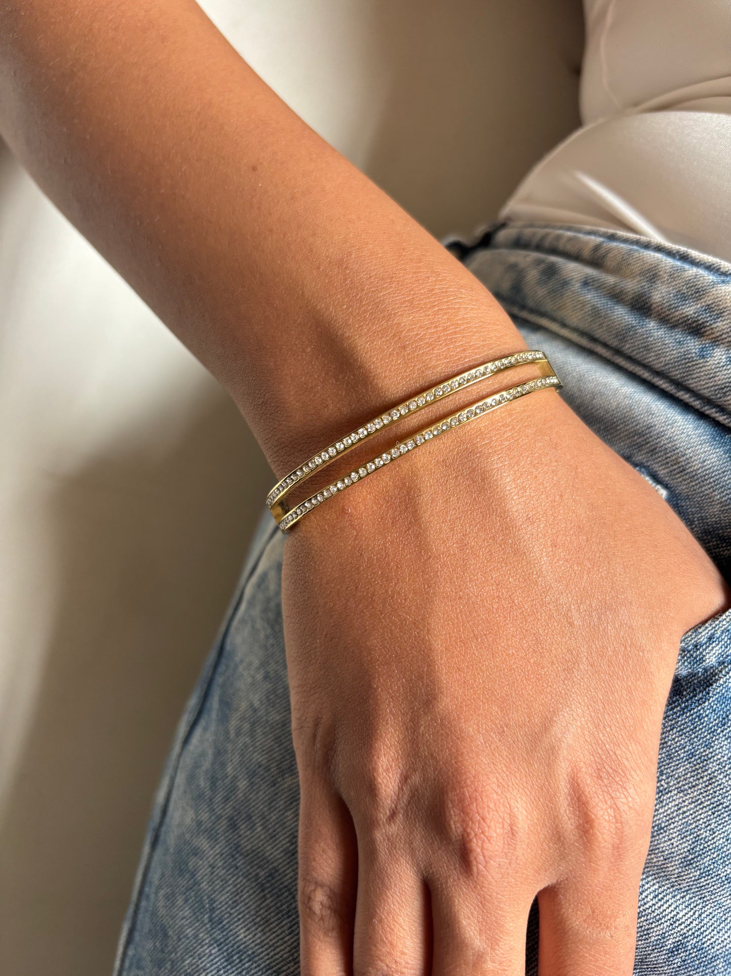 Parallel Studded Bracelet