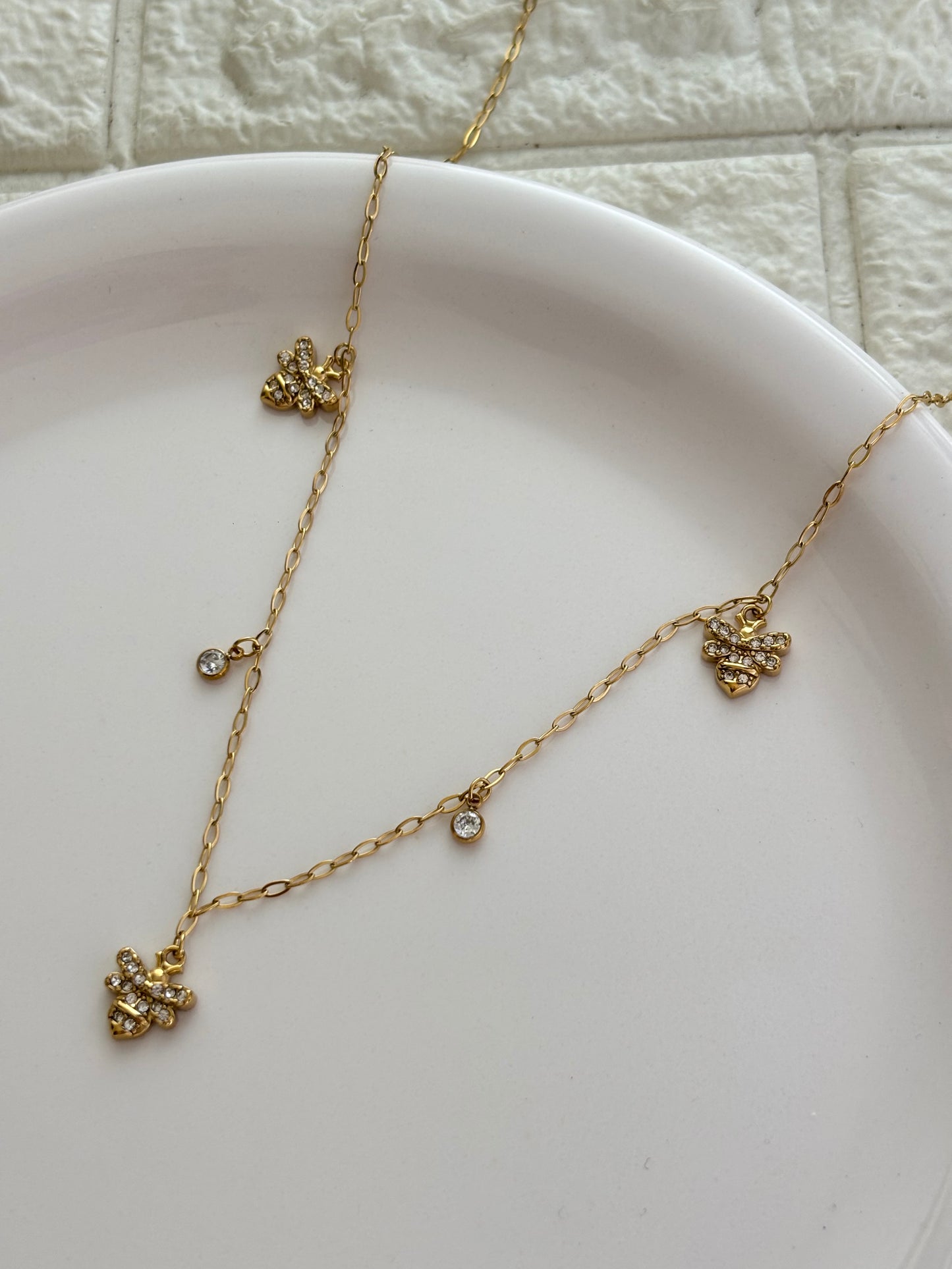 Bee Charm Necklace