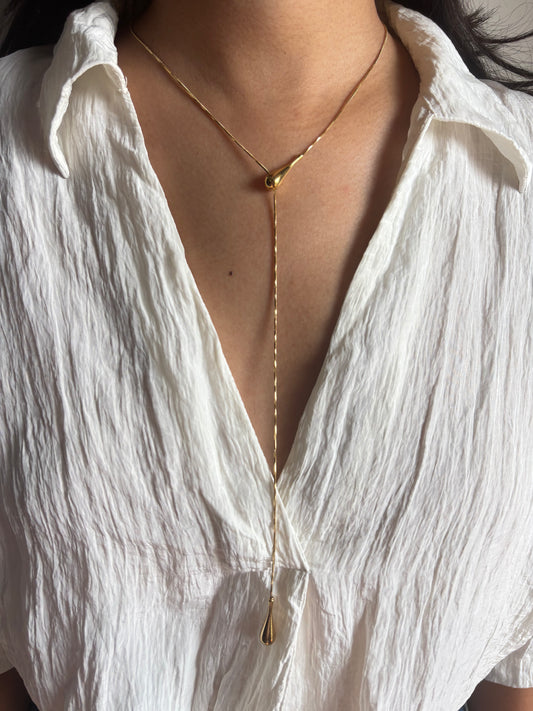 Pull-Up Drop Necklace