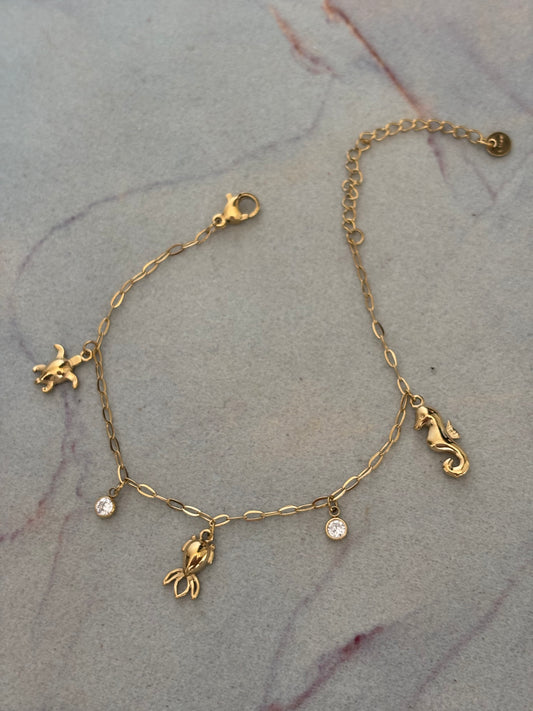 Octo Sea Charm Bracelet