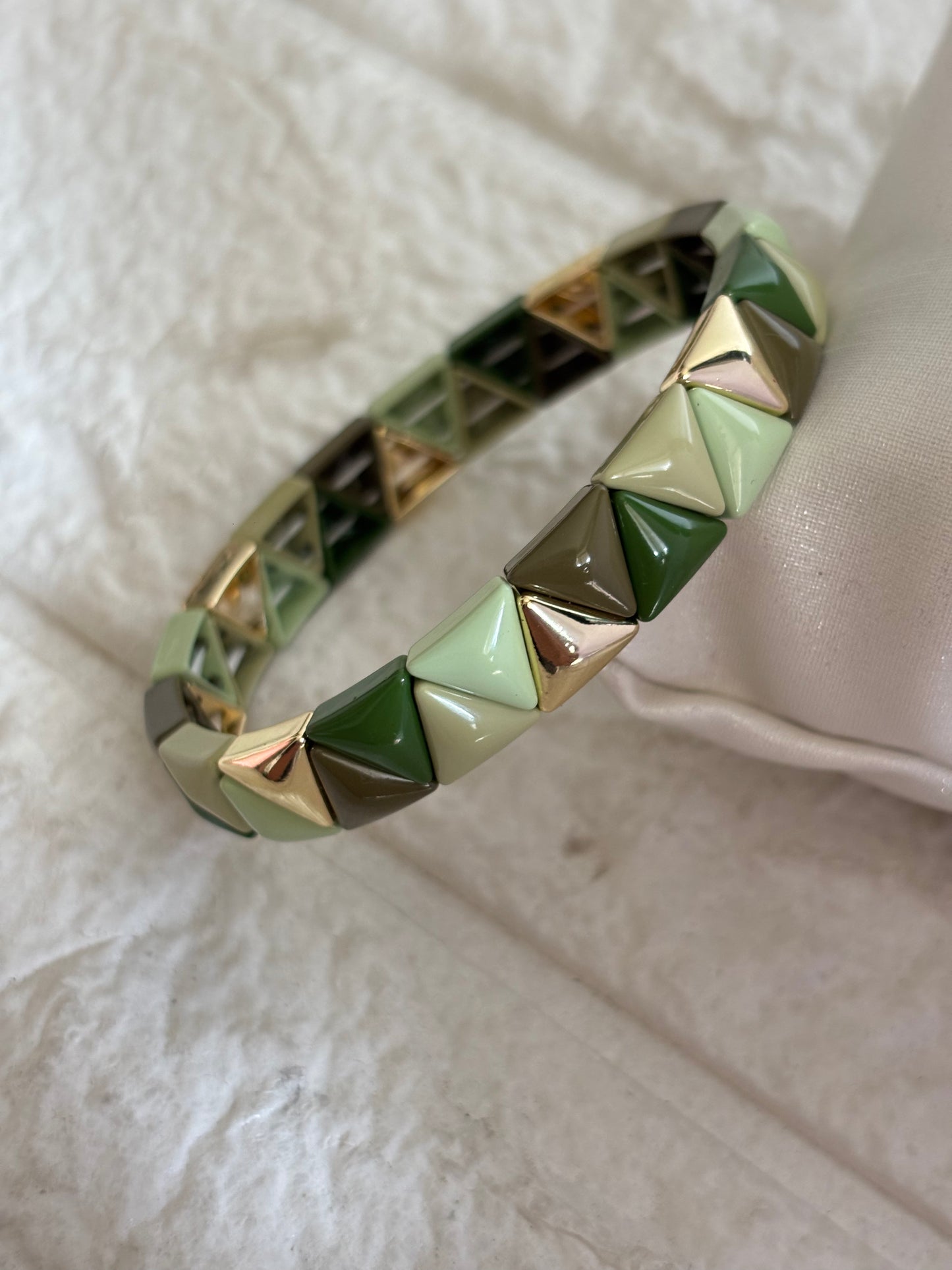 Forest Ava Enamel Stretchable Bracelet