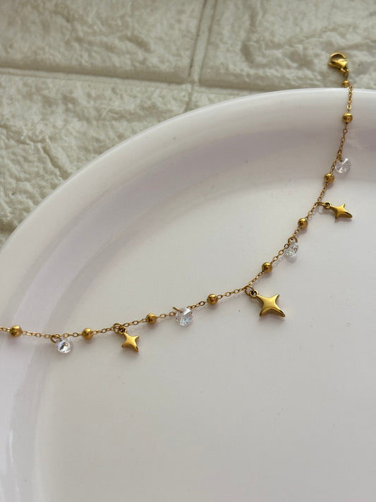 Shining Star Charm anklet