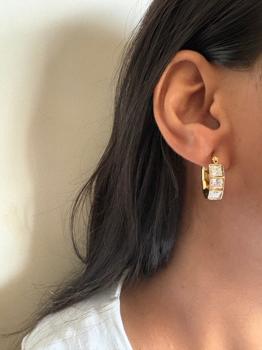 Sparkle Glam Hoops