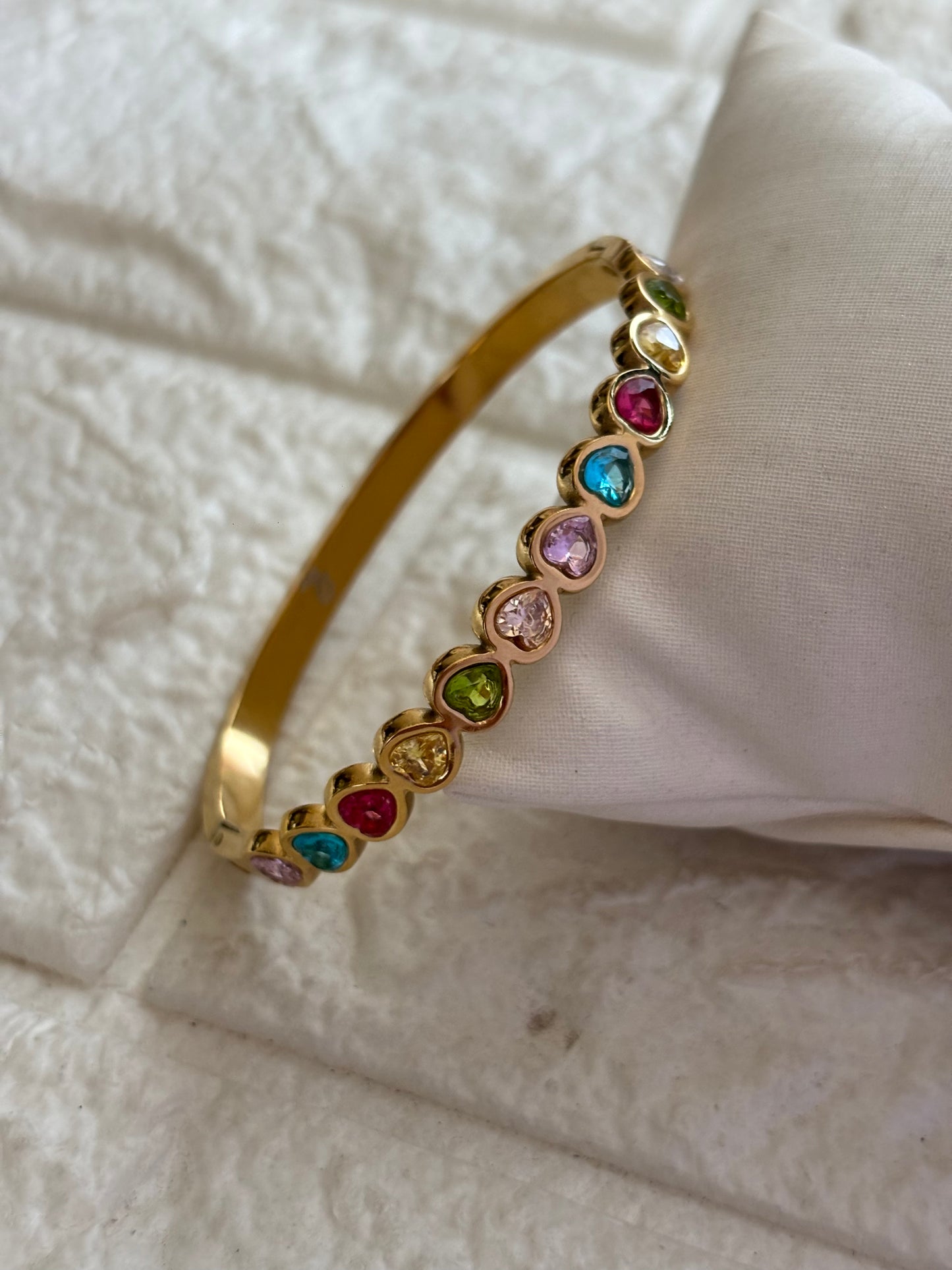 Multi-Heart Studded Bracelet- Small Size