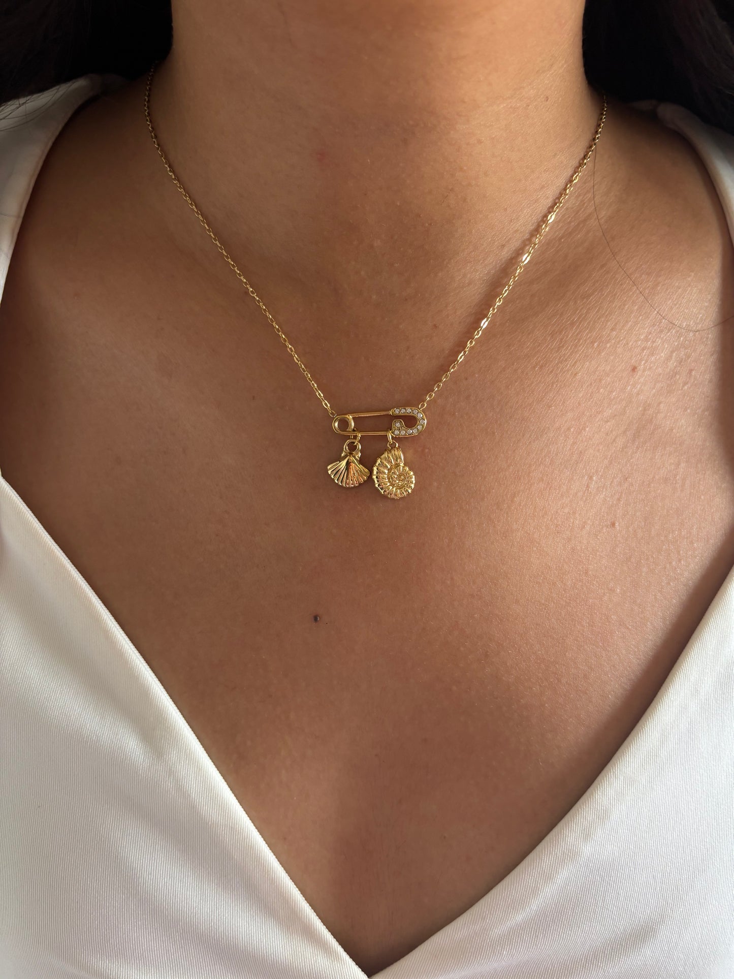 Ocean Pin Necklace