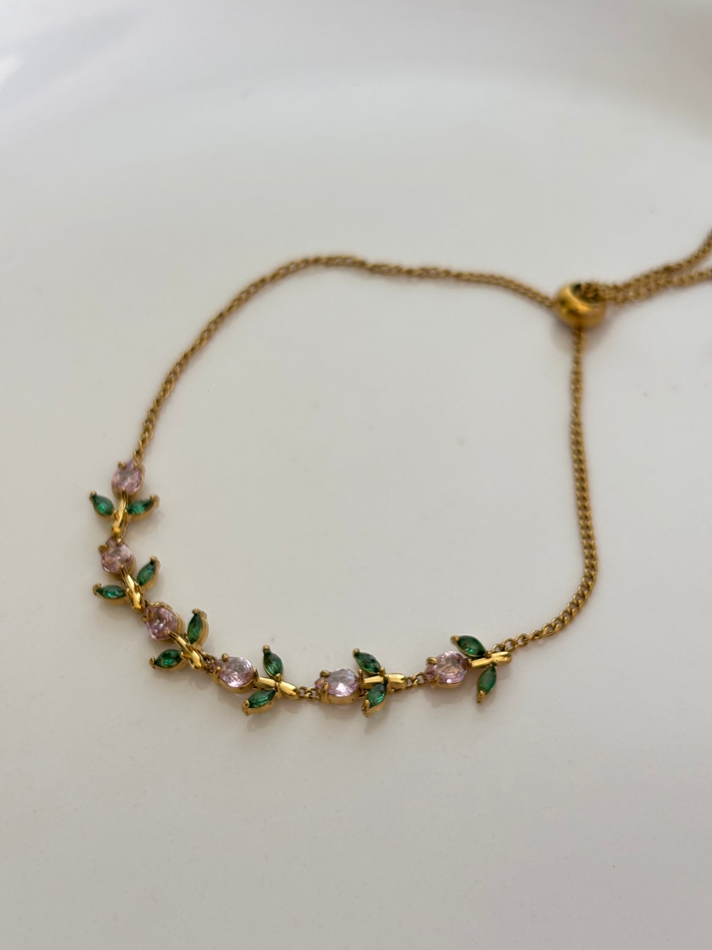 Tulip Pink Pull Up Bracelet