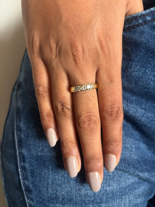 Luxurio Studdded Ring