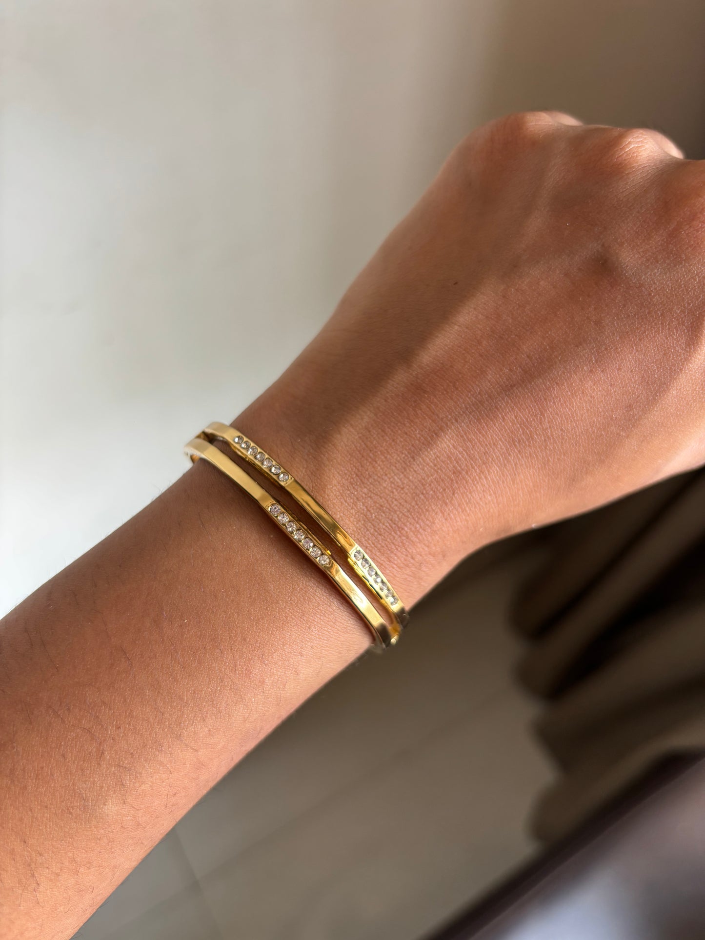 Parallel Studded Bracelet- Small size