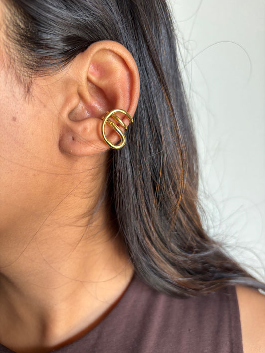 Willy Ear cuff - Stainless Steel
