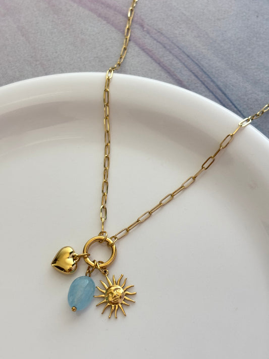 Sun-Bliss Charm Necklace