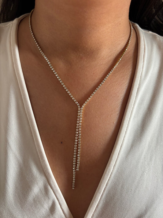 Sterling Y Necklace