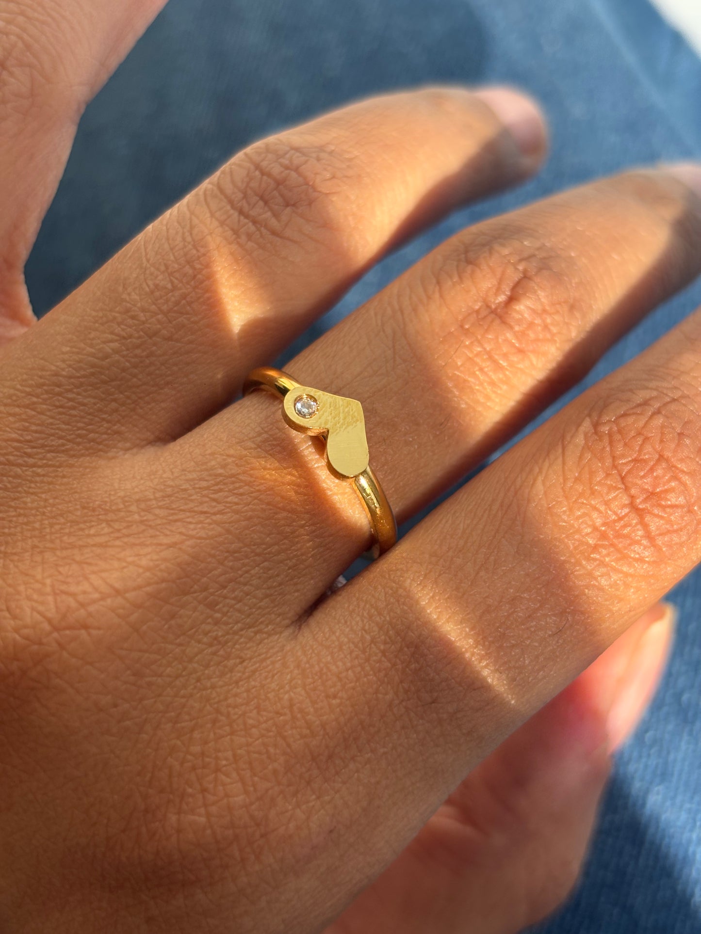 Bling Heart Ring