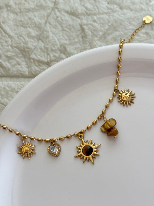 Hawk Eye Charm Bracelet