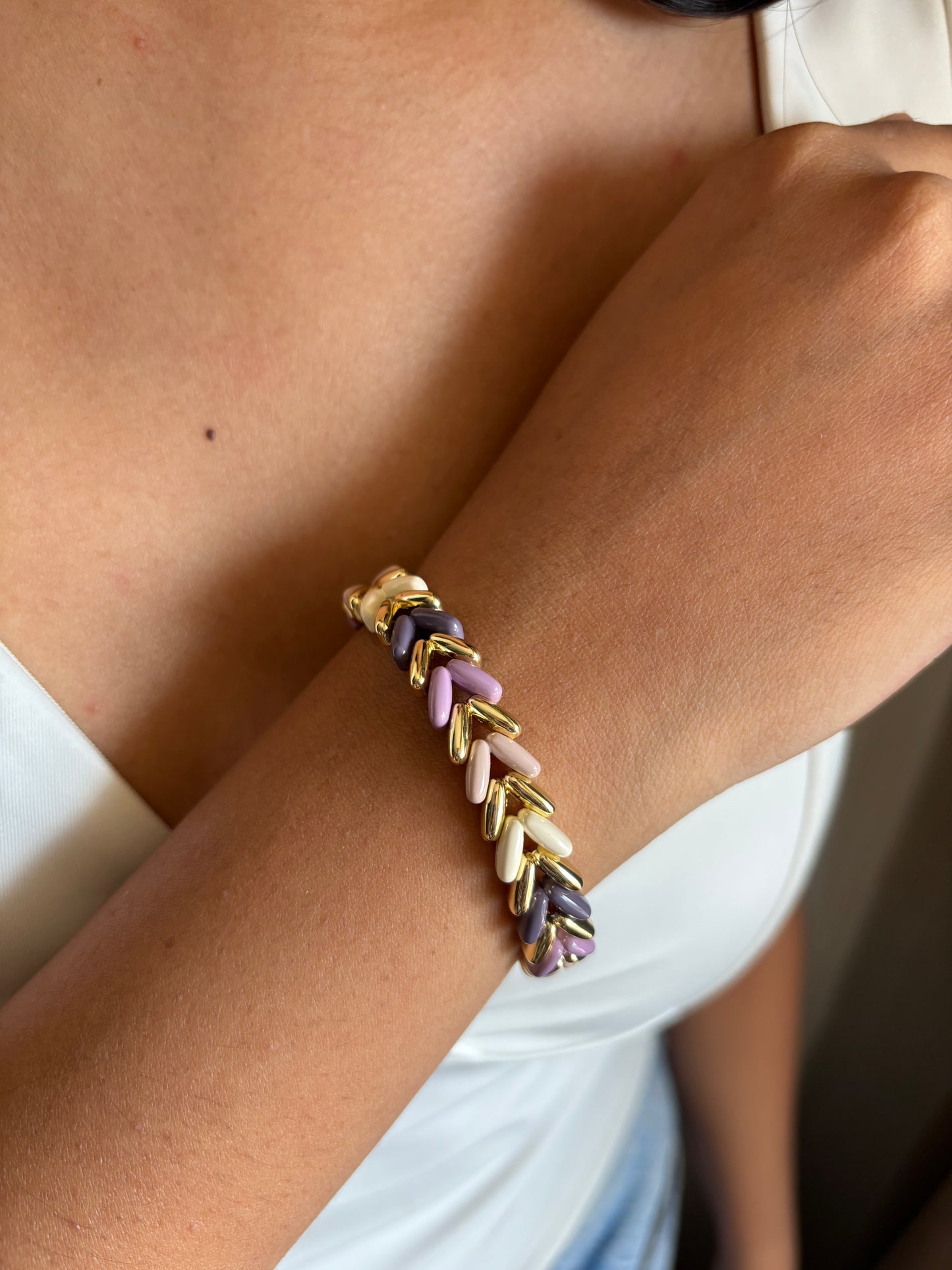 Purple Haze Stretchable Bracelet