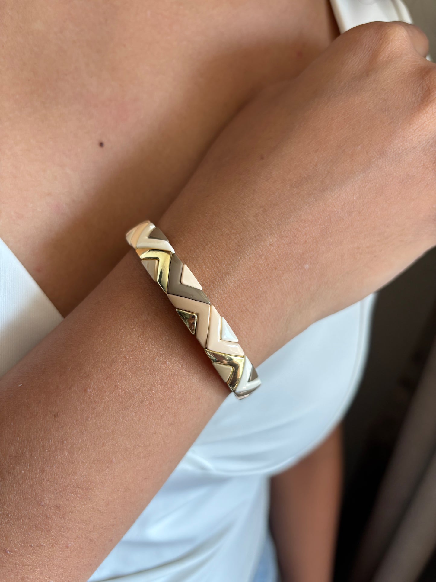 Muted Nude Stretchable Bracelet