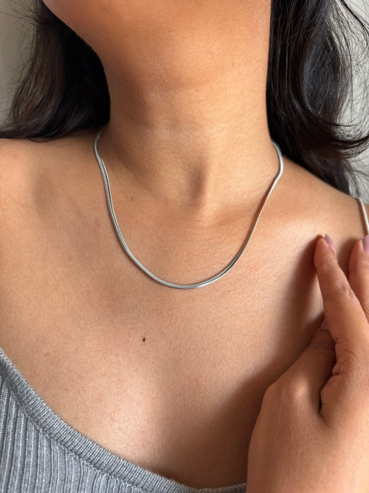 Soft Silver Snake Chain