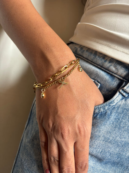 Dragonfly Bracelet - Large Size