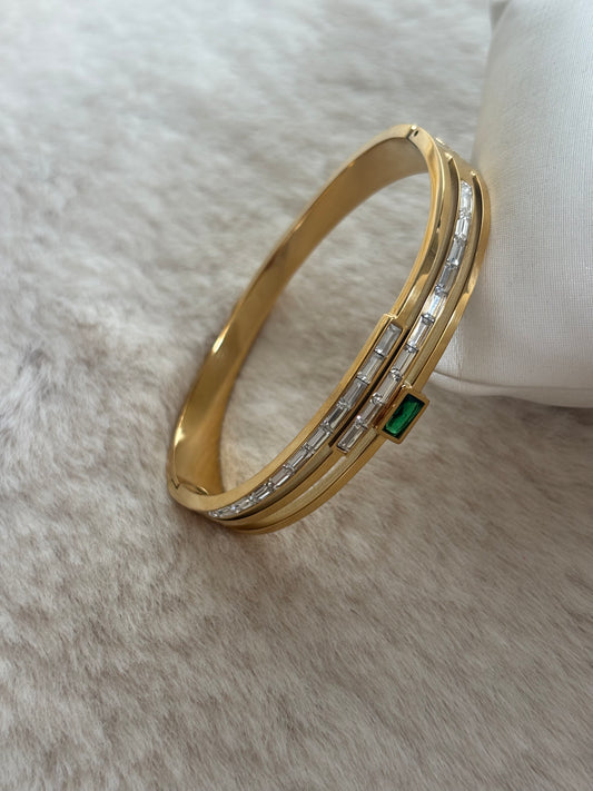 Elowen Emerald Studded Bracelet