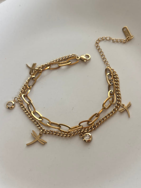 Dragonfly Bracelet - Large Size