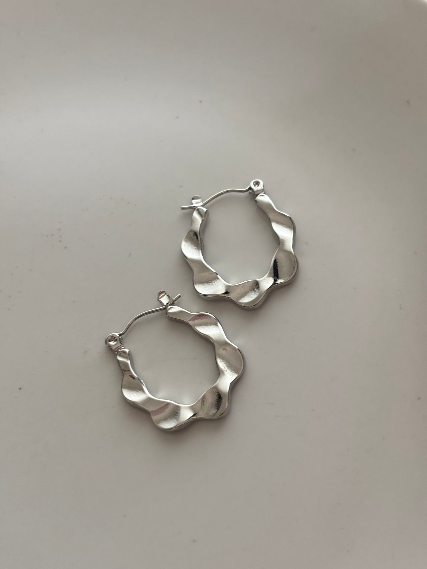 Silver Hoops Combo -1 Stainless Steel