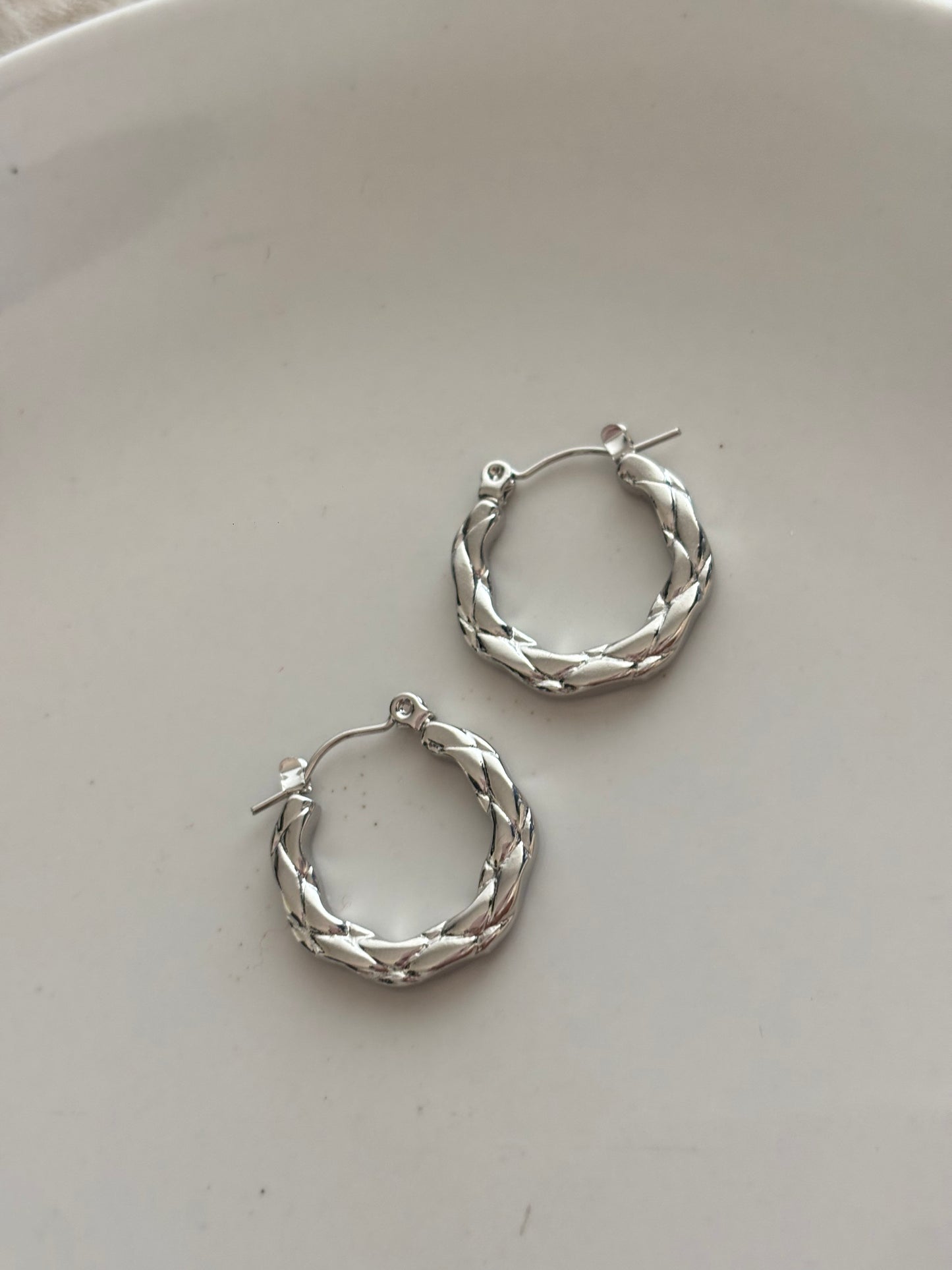Silver Hoops Combo -1 Stainless Steel