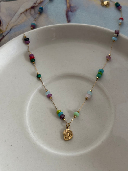Tropical Snail Necklace