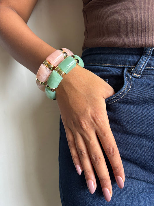 Pastel Acrylic Bracelet