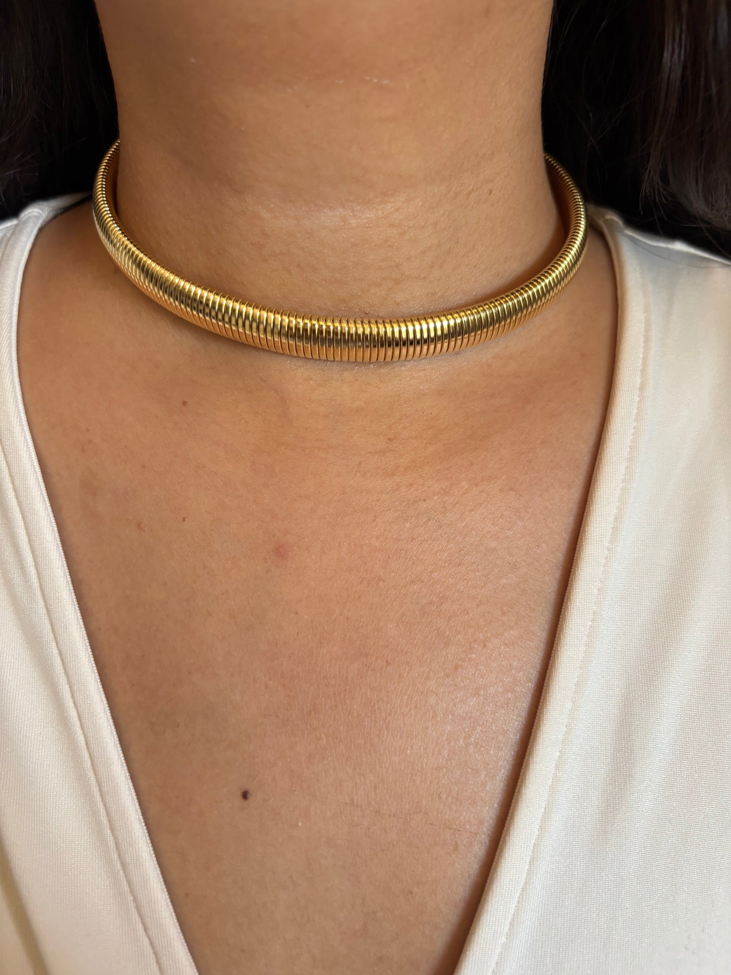 Thick Gold Choker