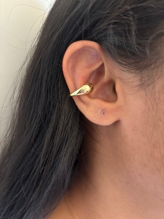 Bottega Earcuff-Brass