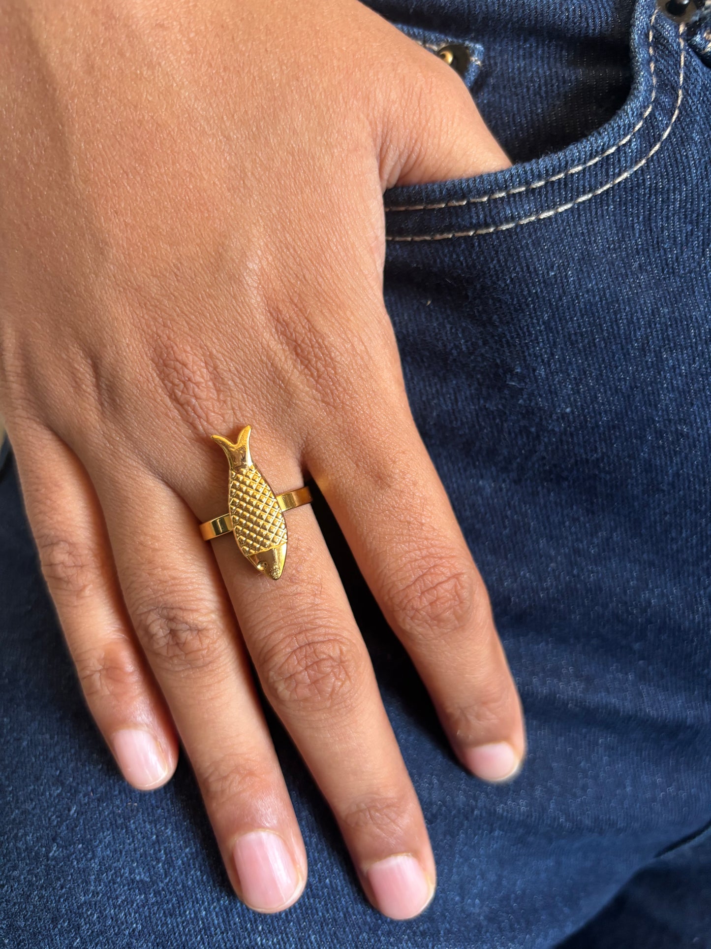 Fish Adjustable Ring