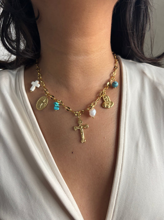 Old Money Charm Necklace