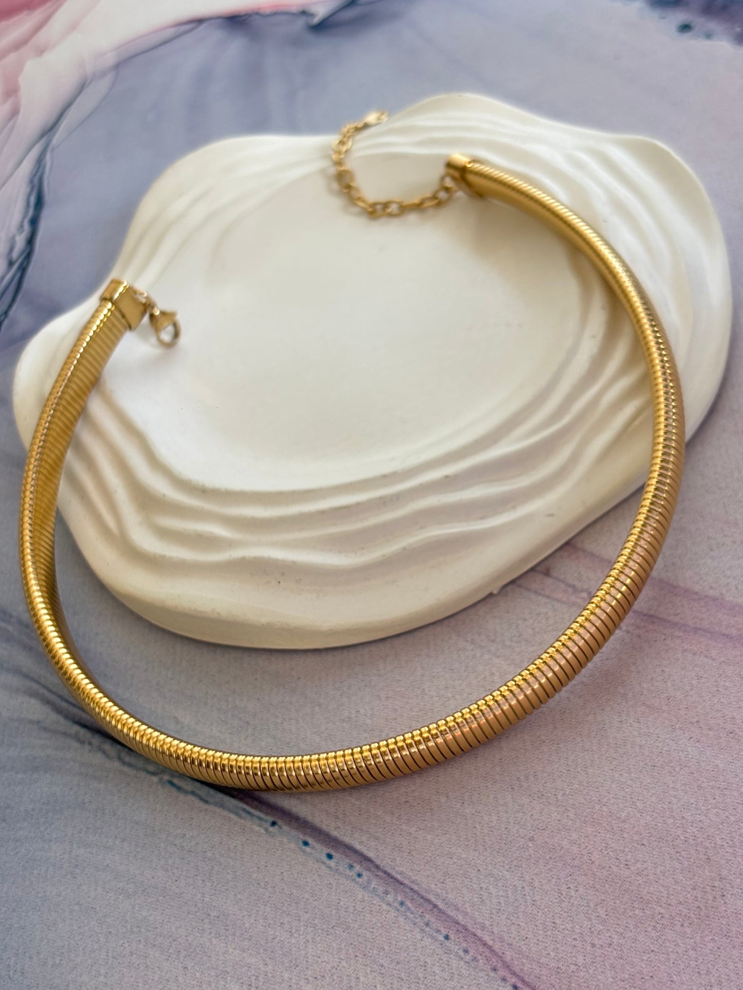 Thick Gold Choker