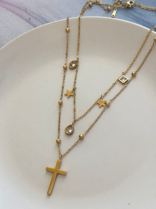 Faith Layer Necklace