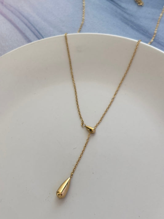 Drip-Drop Y Necklace