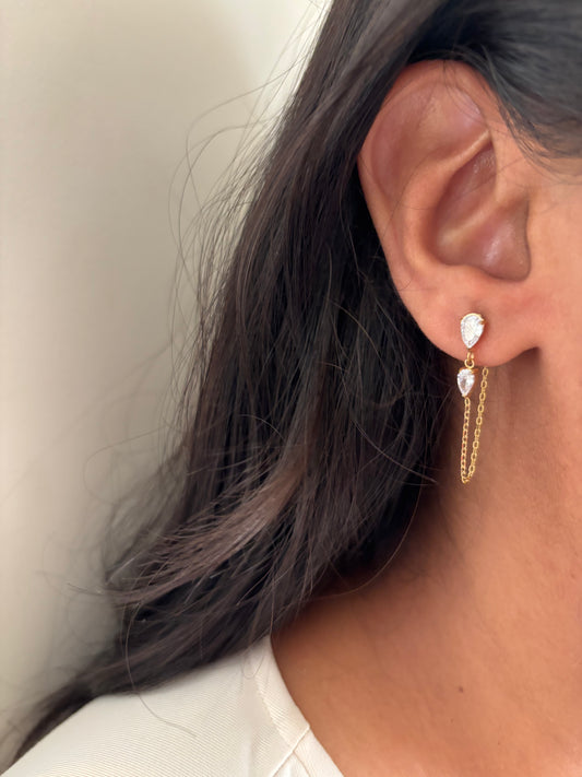 Pearlina Ear Chain