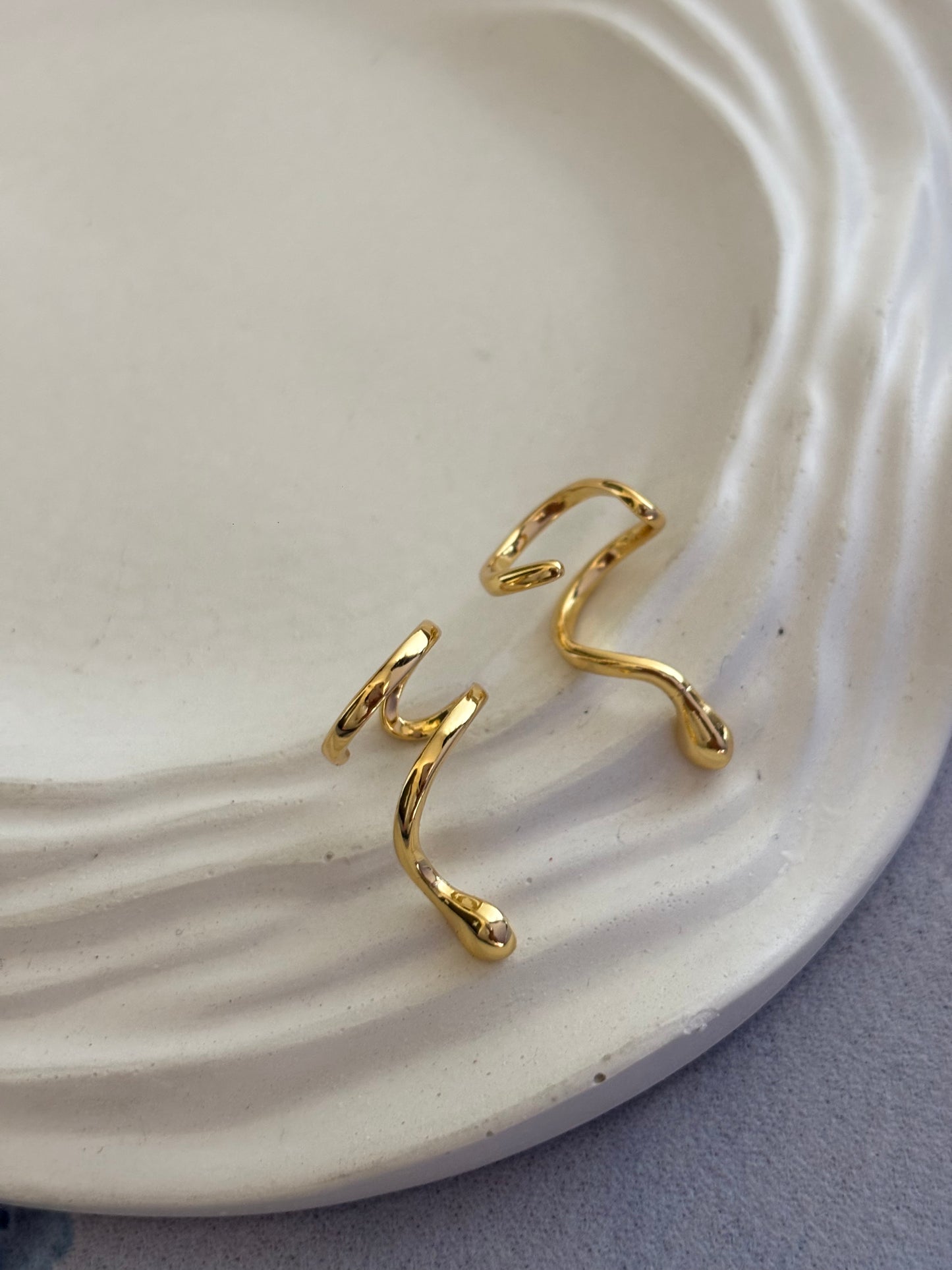 Snake Earcuff- Brass