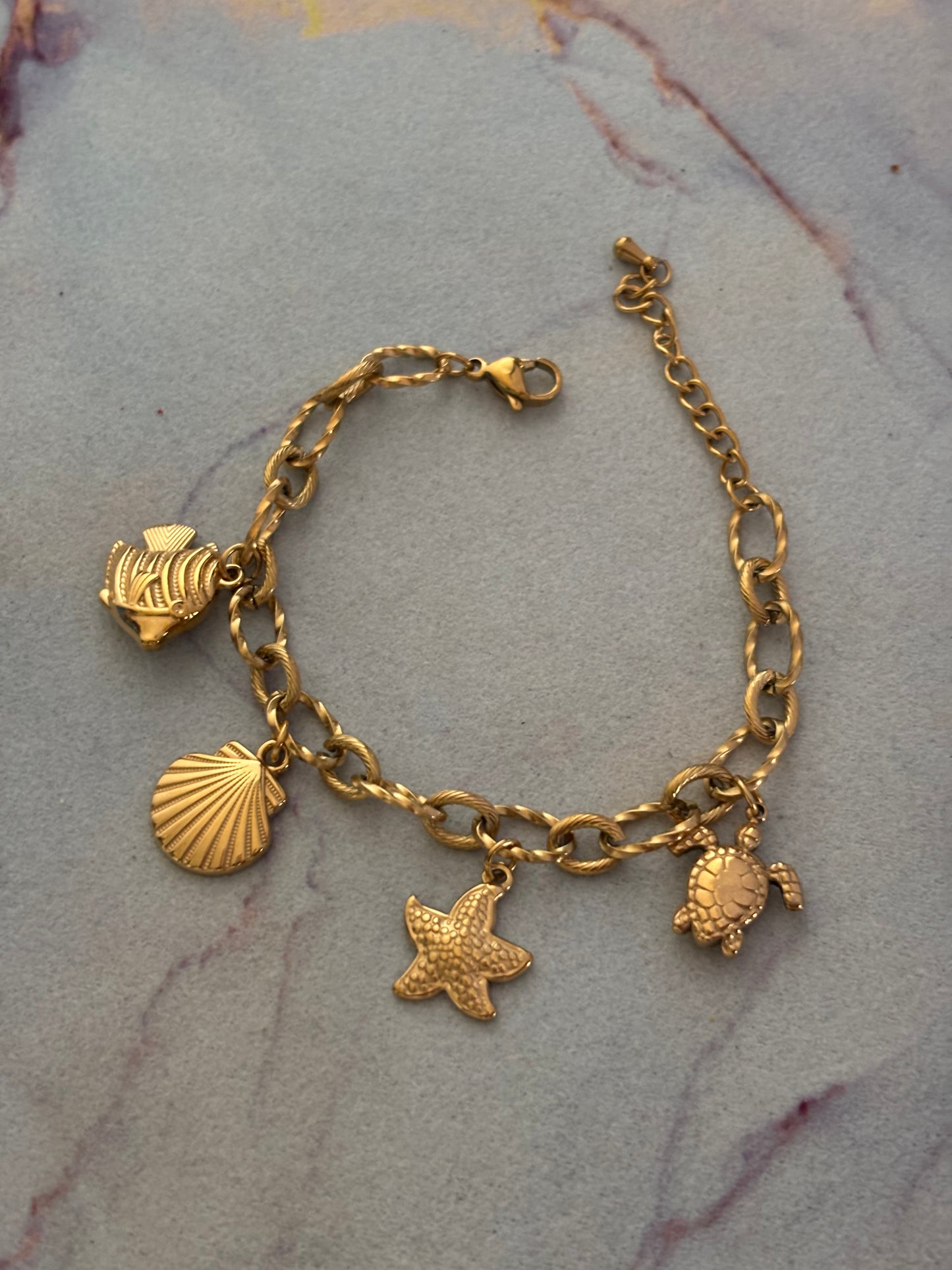 Sea 4 Charm Bracelet