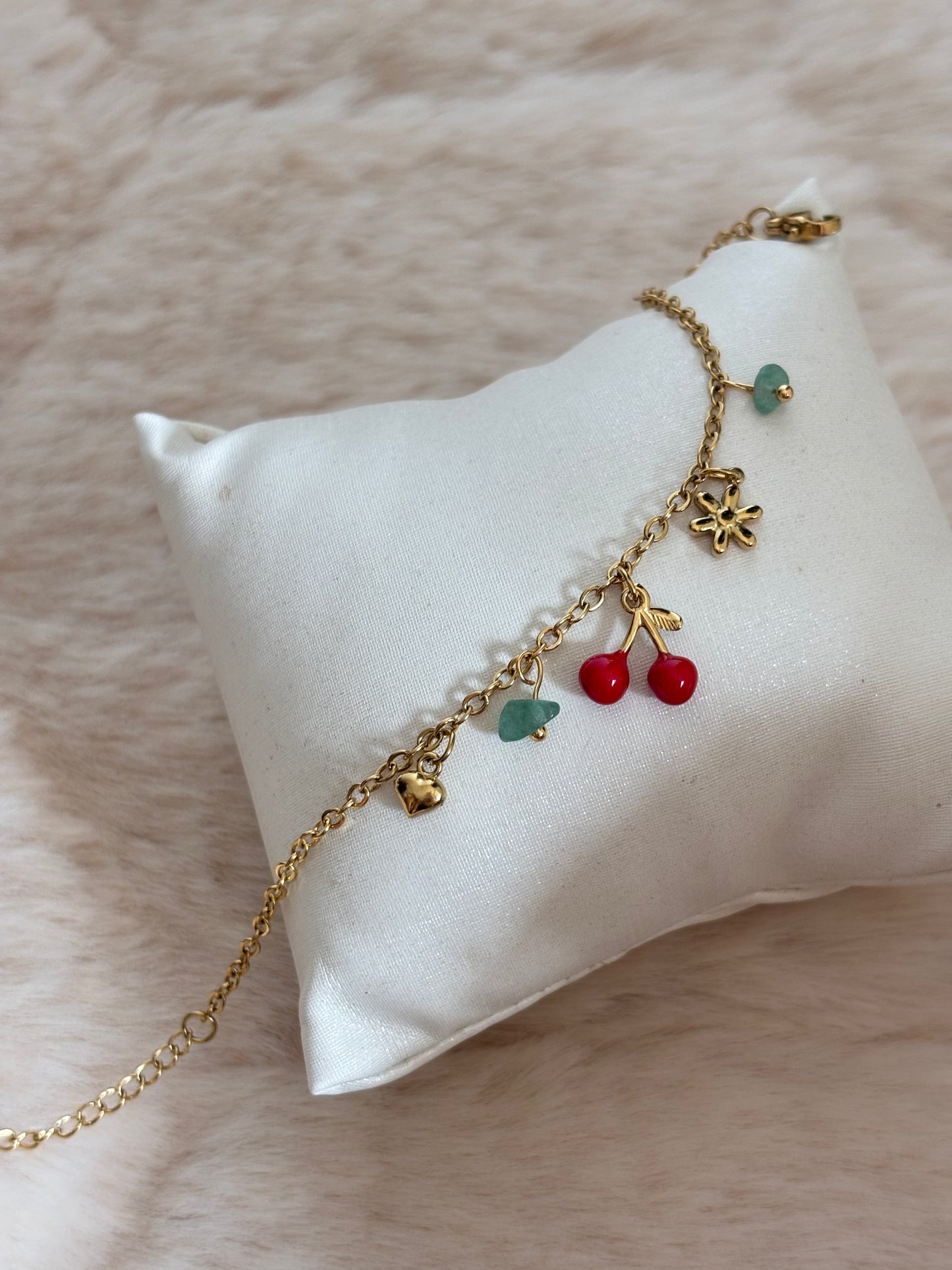 Cherry Charm Bracelet