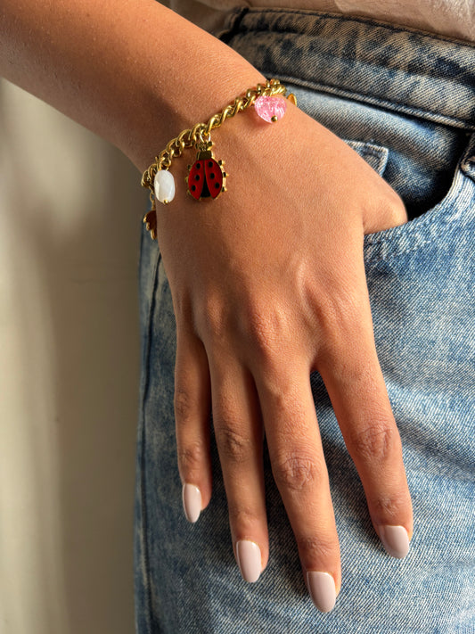 Bugs charm Bracelet