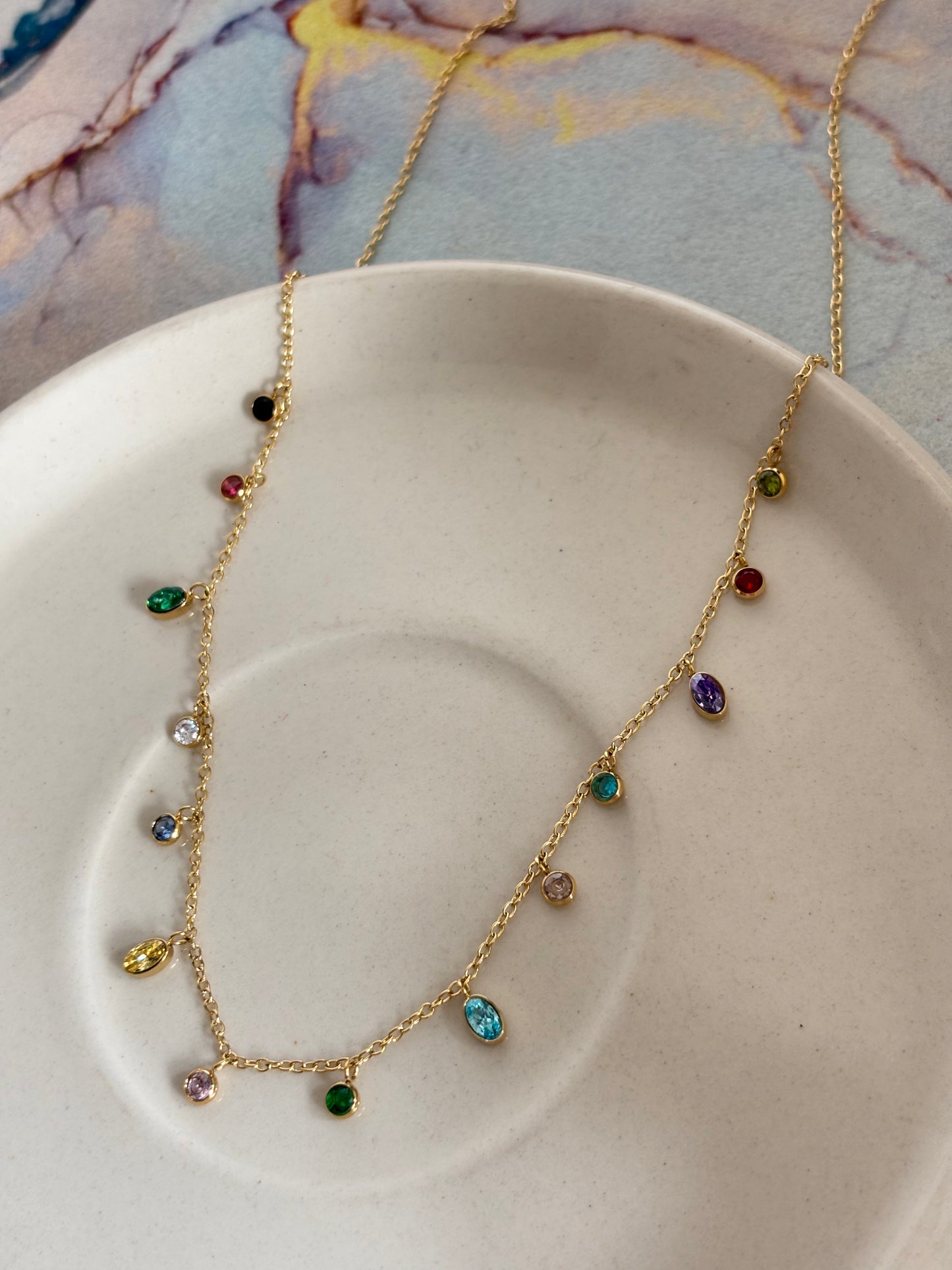 Auleria Multi-studded Necklace