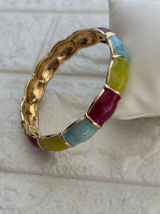 Pop color Enamel Bangle