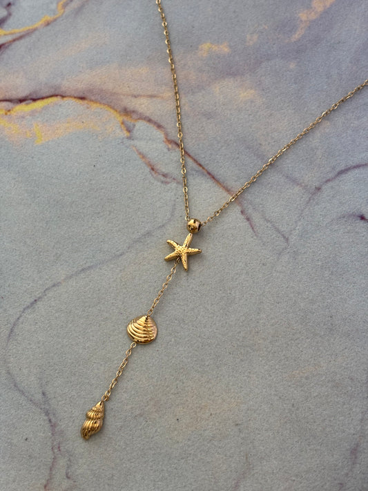 Sleek Sea Charm Necklace