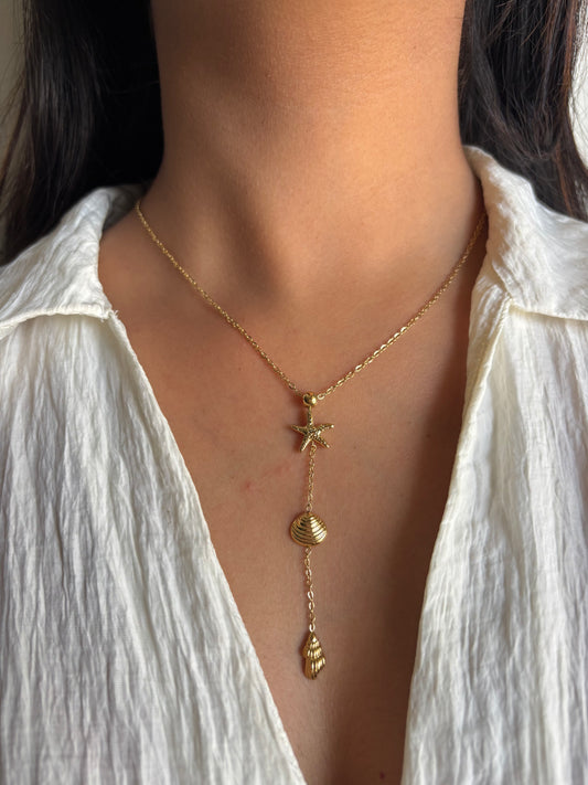 Sleek Sea Charm Necklace